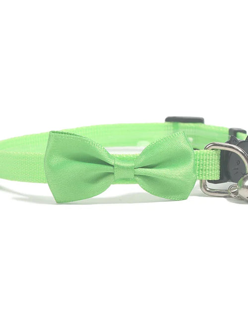 Load image into Gallery viewer, Pet Collars New Pet Bow Bell Collars Cute Cat Collars Pet Supplies Multicolor Adjustable Pet Dressing Tool Pet Accessories
