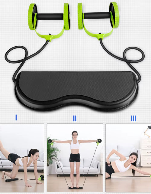 Load image into Gallery viewer, Ab Roller for Abs Workout Multifunctional Thicker No Noise Ab Roller Wheel Exercise Equipment Easy to Use Ab Roller Body Shaping

