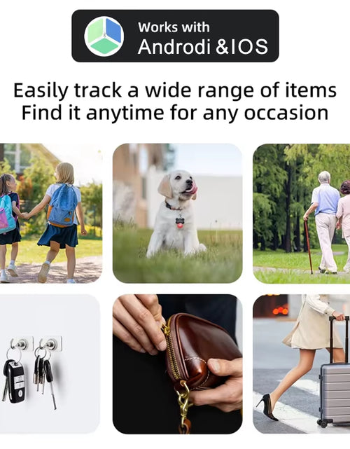 Load image into Gallery viewer, Smart Anti-Lost Bluetooth GPS Tracker Tag Compatible with Android &amp; Ios Locator for Car Keys Pet Finding
