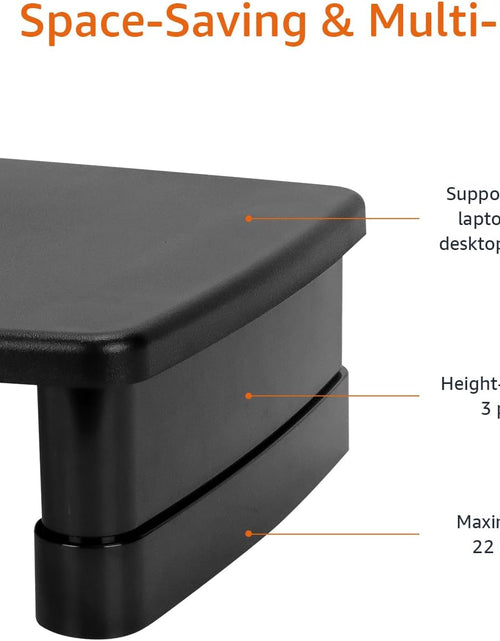 Load image into Gallery viewer, Adjustable Computer Monitor Riser Desk Stand

