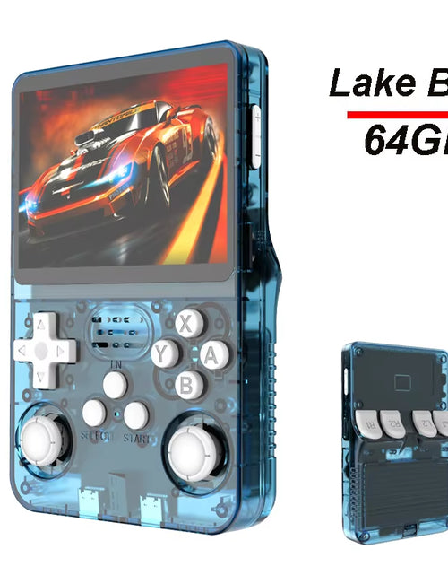 Load image into Gallery viewer, R36S Handheld Game Console 3.5Inch IPS Screen 128G Classic Retro Games Consoles Arkos System Portable Pocket Video Game Player
