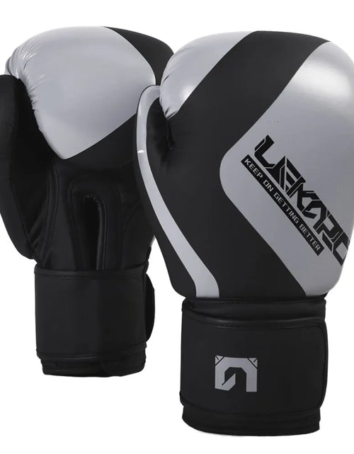 Load image into Gallery viewer, Adult Professional 12Oz Boxing Training Gloves Boxing Gloves Muay Thai Sanda Fighting Gloves for Men and Women Lekaro Boy Gift
