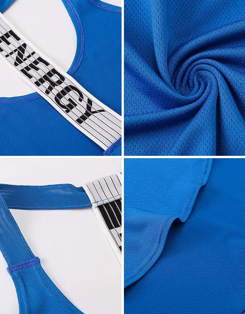 Load image into Gallery viewer, Gym Top Black Sleeveless Yoga Top Gym Women Shirt Fitness T-Shirts Dry Workout Tops Sports Tops Gym Women Backless Shirt
