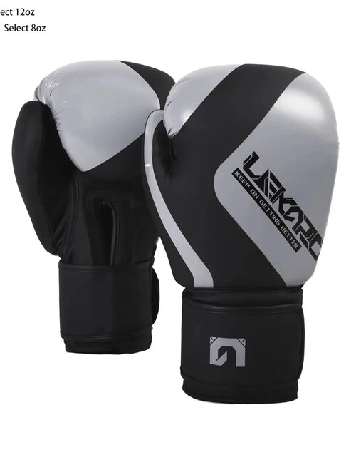 Load image into Gallery viewer, Adult Professional 12Oz Boxing Training Gloves Boxing Gloves Muay Thai Sanda Fighting Gloves for Men and Women Lekaro Boy Gift

