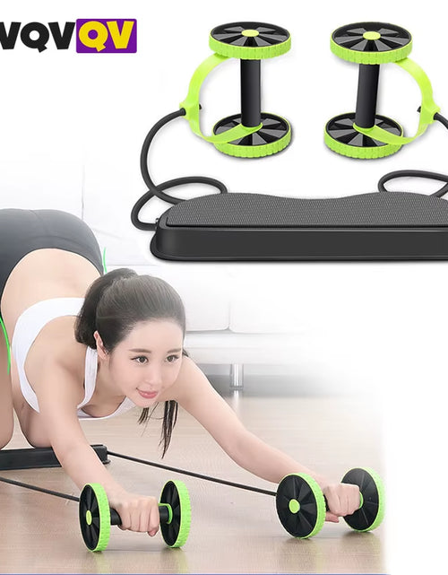 Load image into Gallery viewer, Ab Roller for Abs Workout Multifunctional Thicker No Noise Ab Roller Wheel Exercise Equipment Easy to Use Ab Roller Body Shaping
