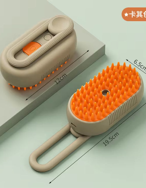 Load image into Gallery viewer, New Pet Spray Comb for Cats and Dogs Pet Electric Spray Hair Removal Comb One Key Spray Anti-Flying Massage Brush, Clean Massage
